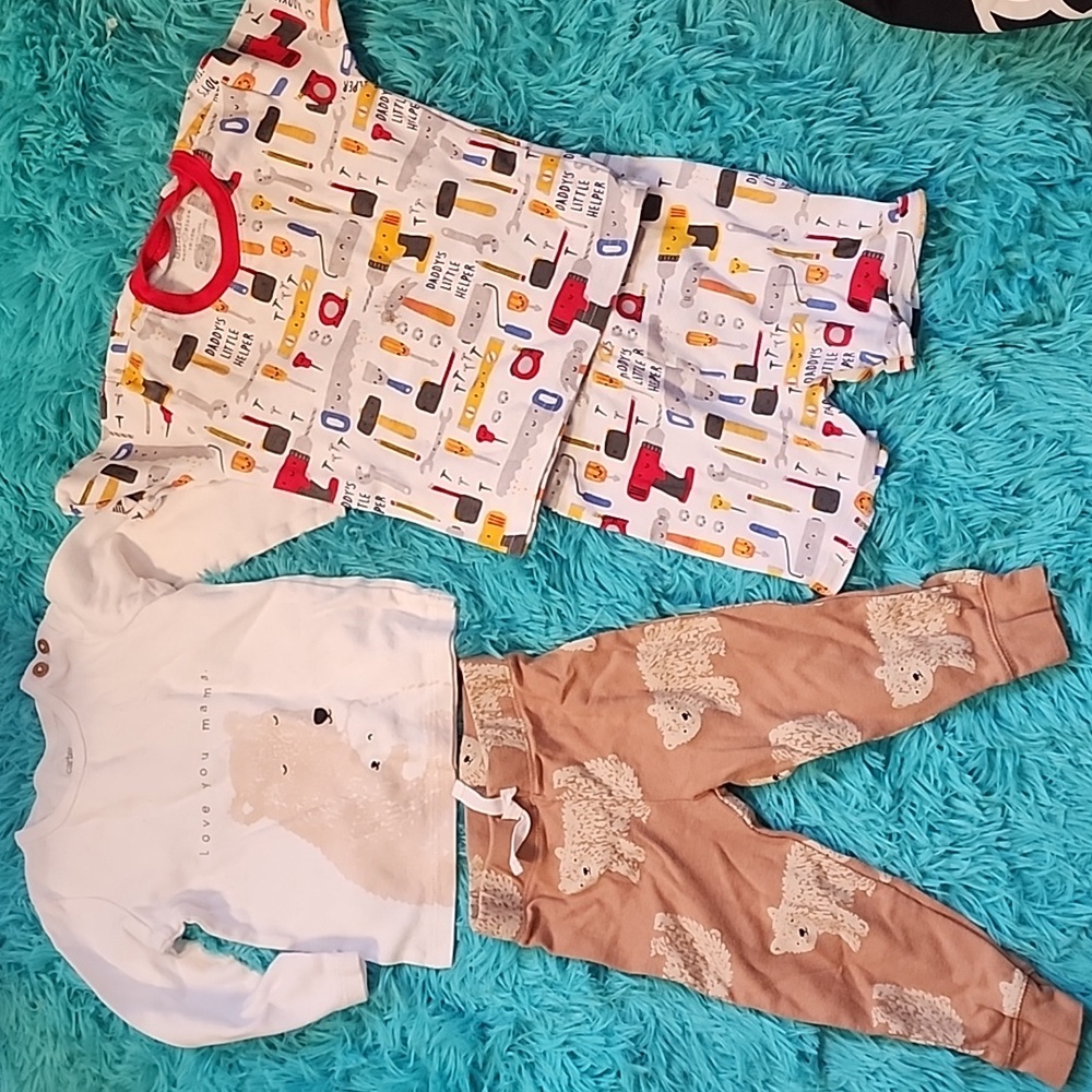Two sets of 12-18m pj's